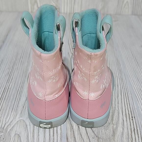 See Kai Run Ripley Weatherproof Pull On Boots Pink Kids Size Toddler 5 - Picture 5 of 14